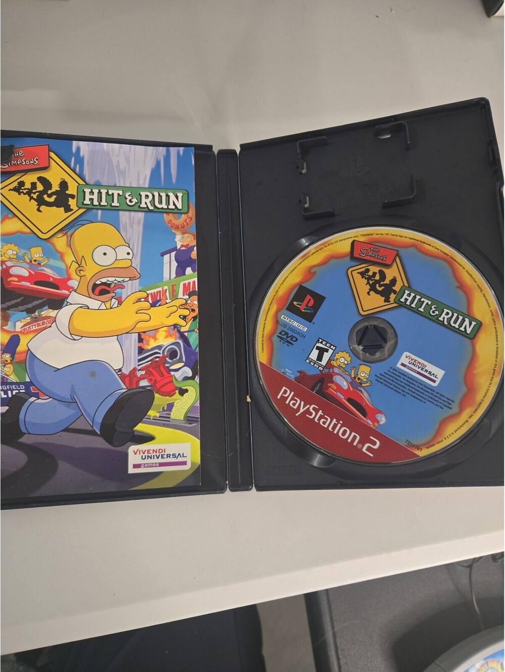 The Simpsons Hit & Run PlayStation 2 PS2 Greatest Hits Complete CIB - Picture 2 of 5